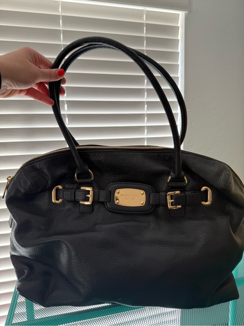 NWT Michael Kors weekend leather bag
